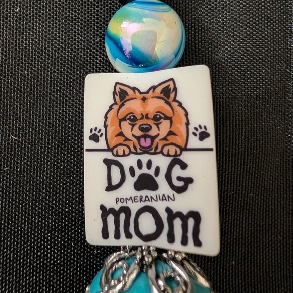 Handmade Pomeranian Keychain - Picture 2 of 2